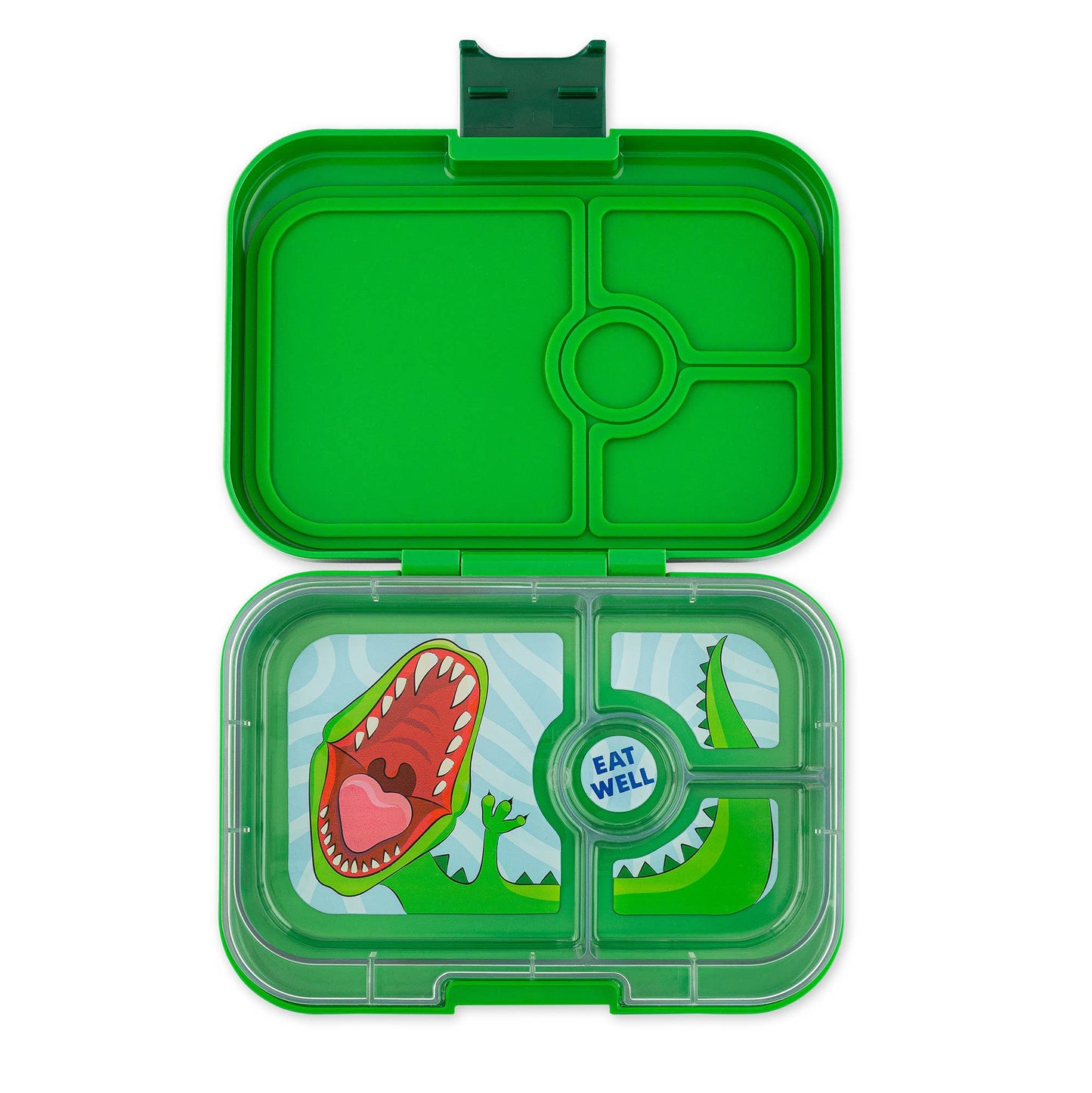 Yumbox Leakproof Sandwich Friendly Bento Box Jurassic Green (Dino)