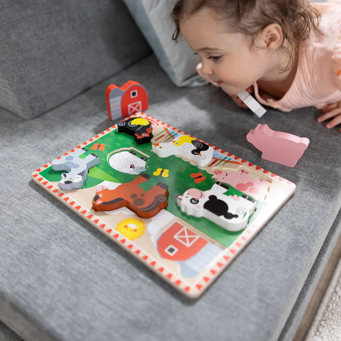 Melissa and Doug Farm Chunky Puzzle