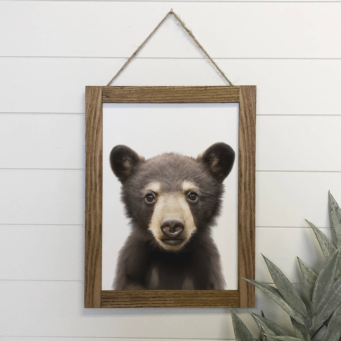 Hangout Home Baby Bear Wood Sign