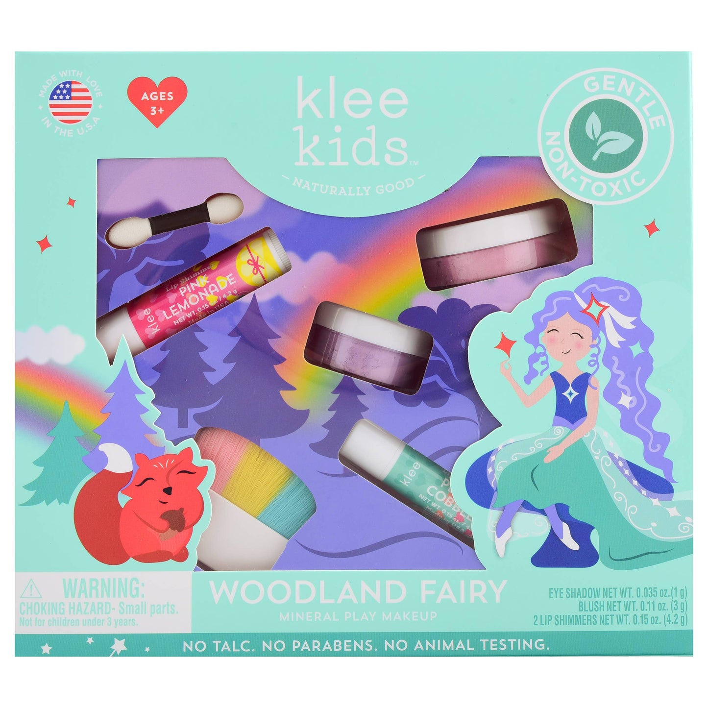 Klee Pom Pom Fairy - Klee Kids Natural Mineral Play Makeup Kit