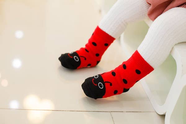 Vaenait Ladybug Socks Ankle Socks