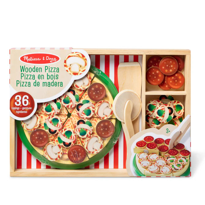 Melissa and Doug Wooden Pizza Party Play Set