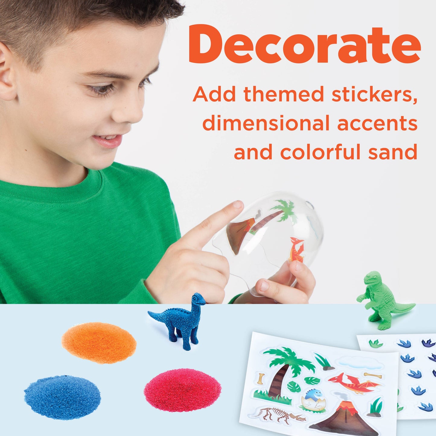 Faber Castell Grow a Mini Garden – Dinosaur - DIY Craft Kit for Kids