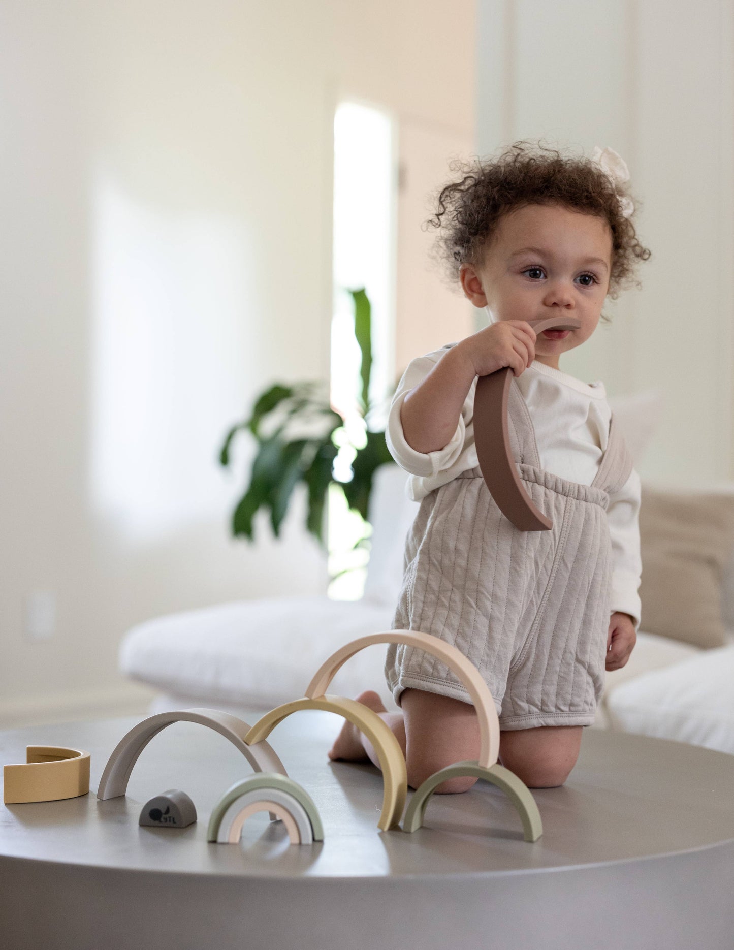 Lytle Rainbow Stacking Toy | Silicone | Teething | Montessori |