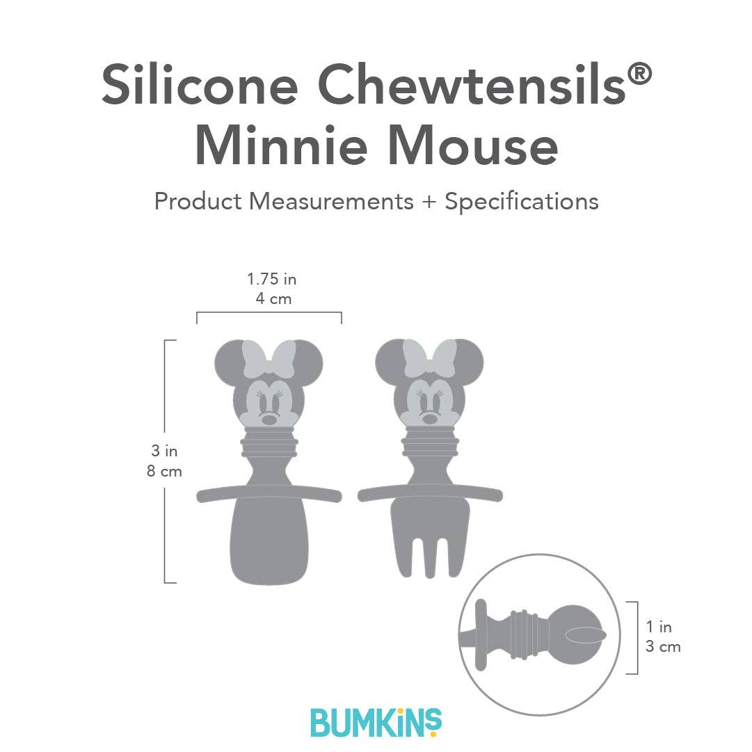 Bumkins Silicone Chewtensils®: Minnie Mouse