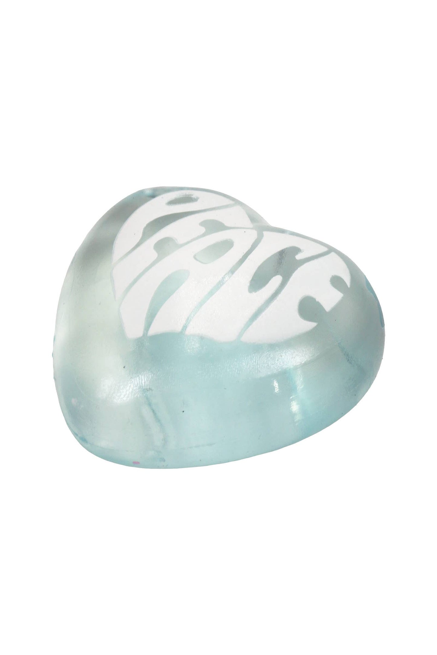 Positive Message Heart Maltose Putty Filled Squishy Toy