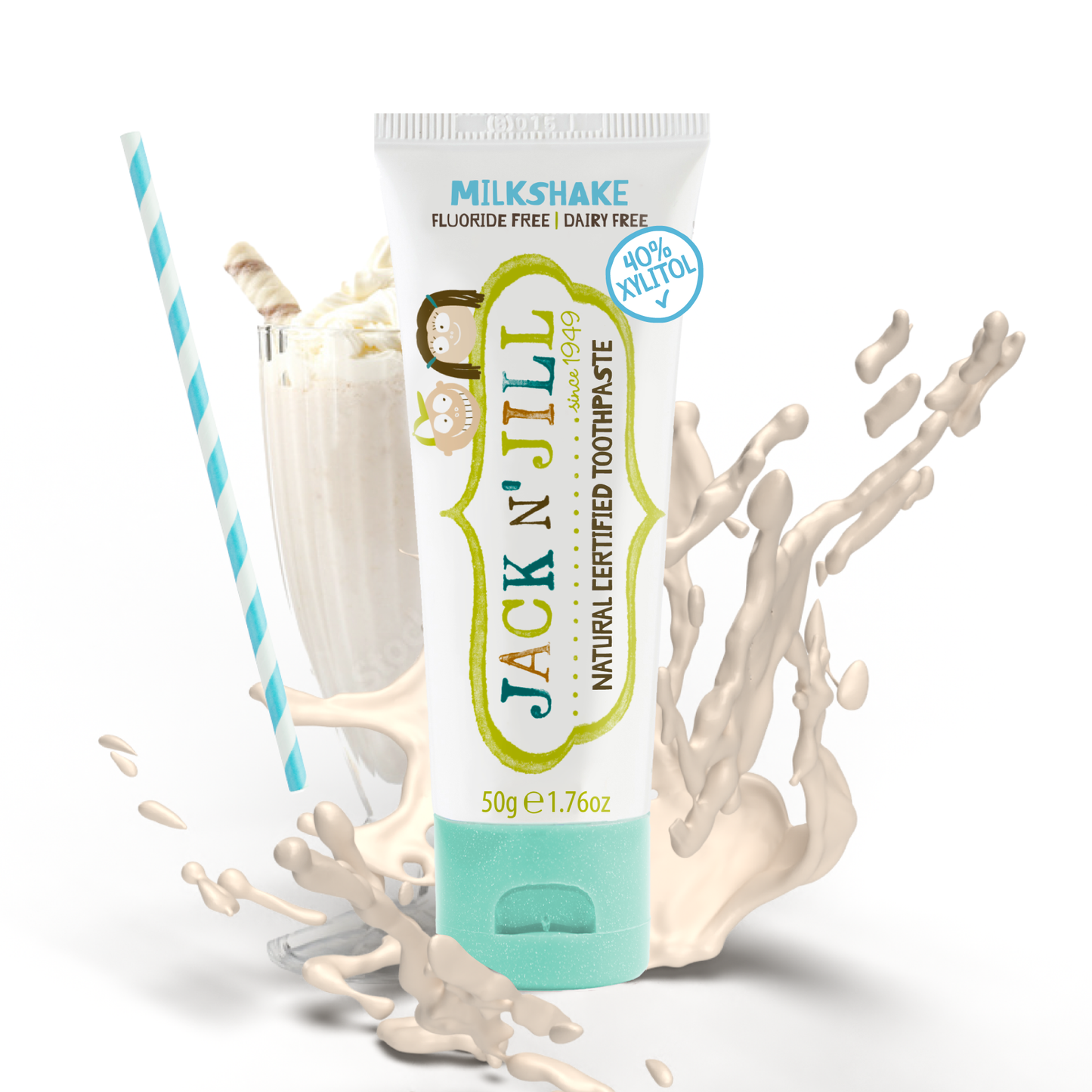 Jack N' Jill Natural Certified Kids Toothpaste Milkshake 50g