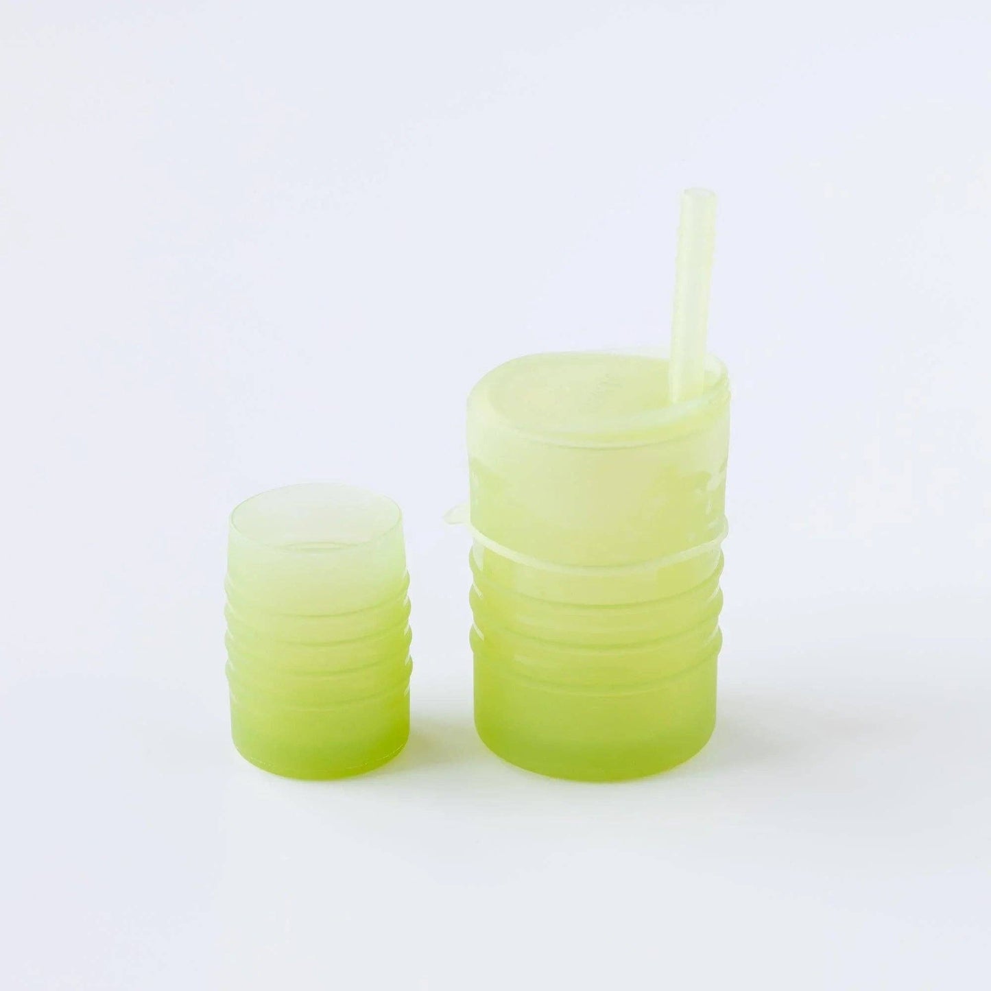 Bumkins Silicone Starter Cup: Sage