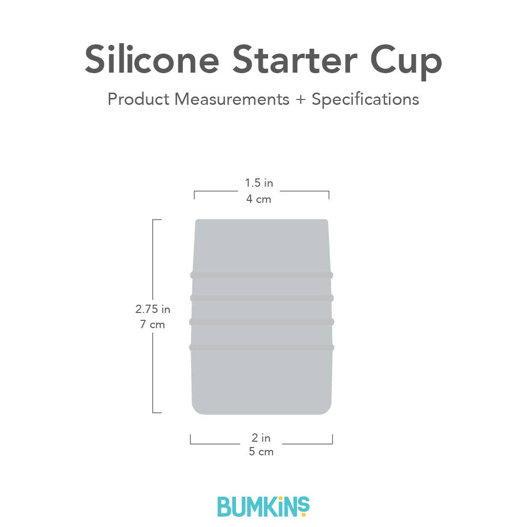 Bumkins Silicone Starter Cup: Blue