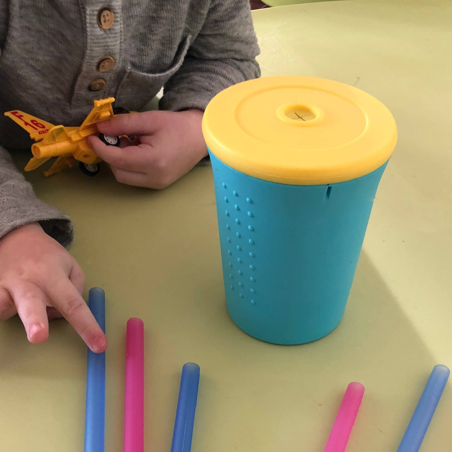 Gosili 12 oz Silicone Straw Kids Cup