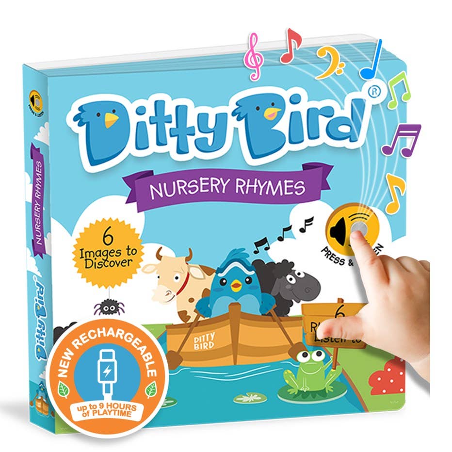 Ditty Bird Sound Book: Nursery Rhymes - Kids USB-C