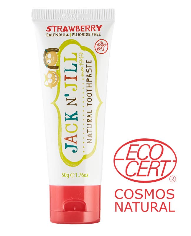 Jack N' Jill Natural Certified Toothpaste Strawberry 50g