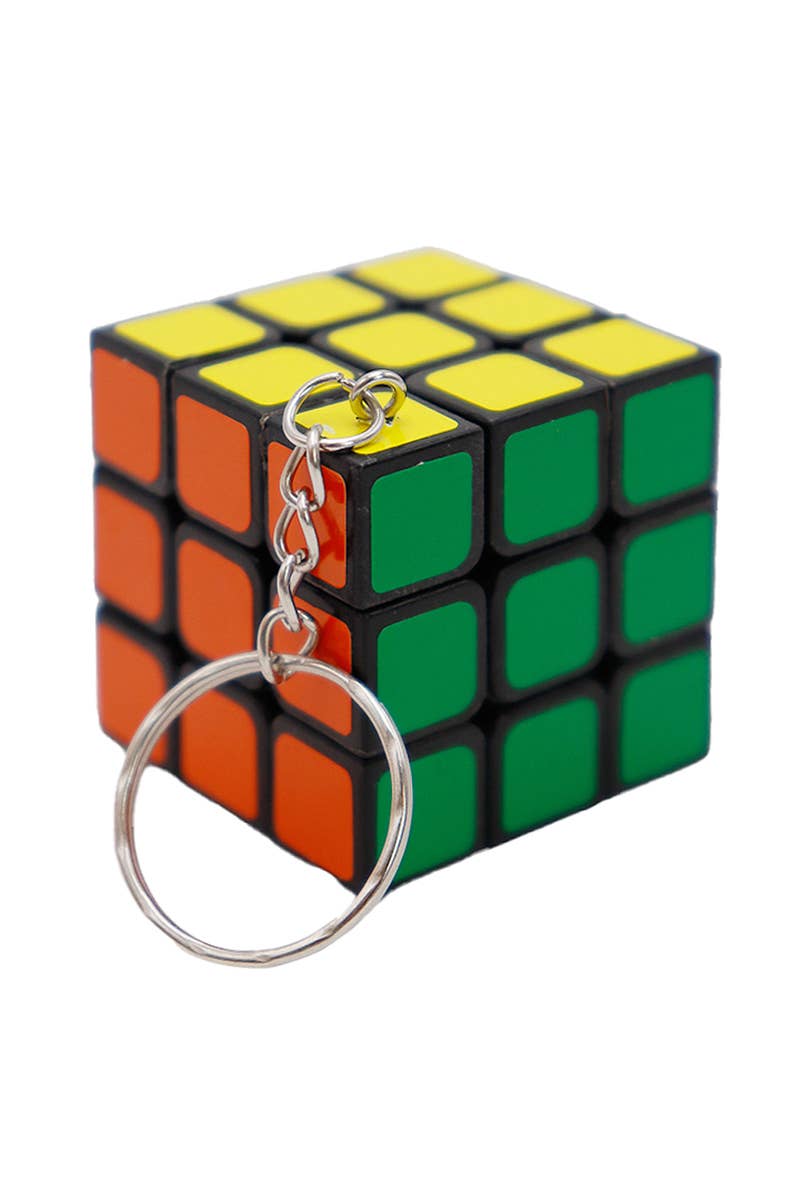 Cap Zone Mini Magic Cube Keychain