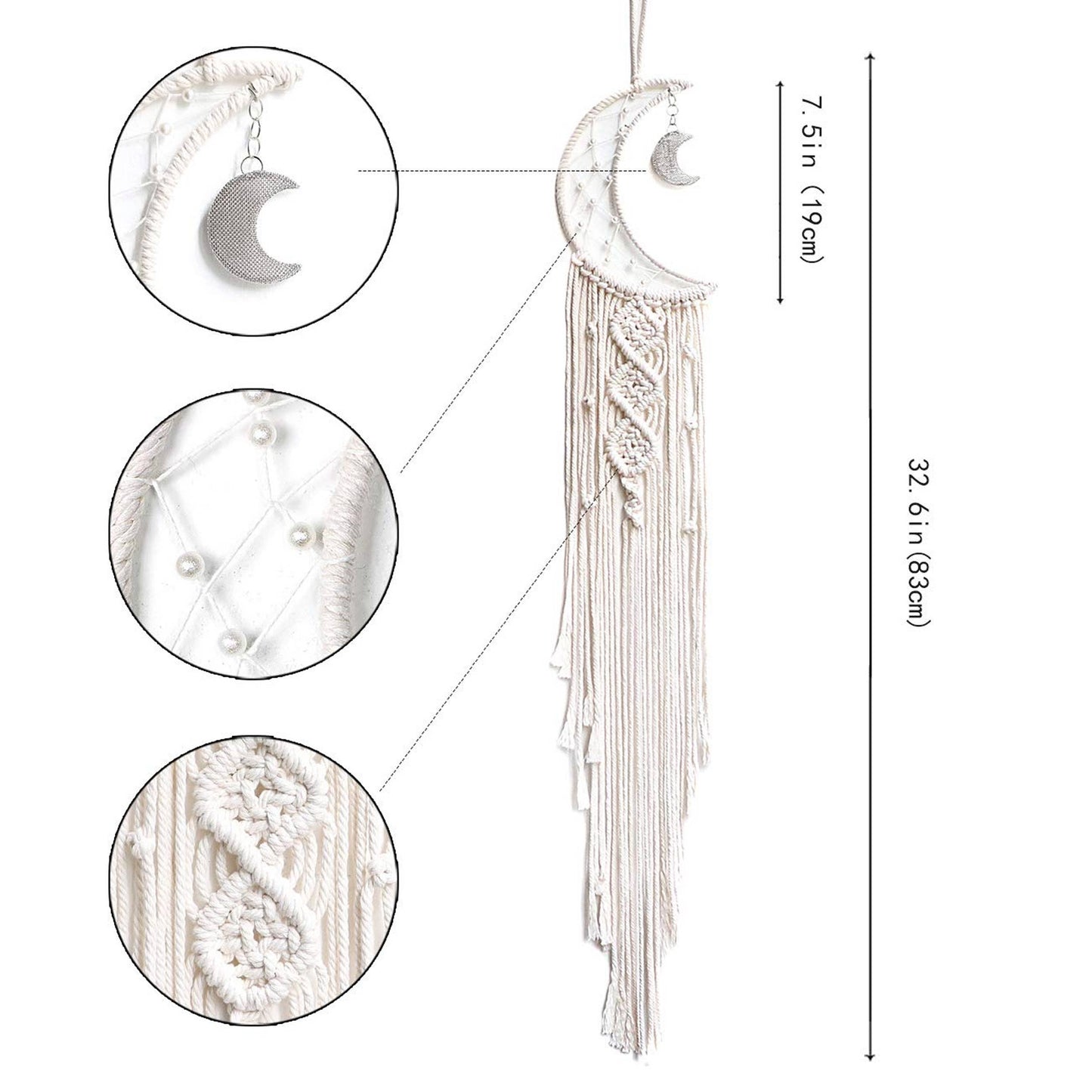 Moon Dream Catcher For Home Decor in Bulk