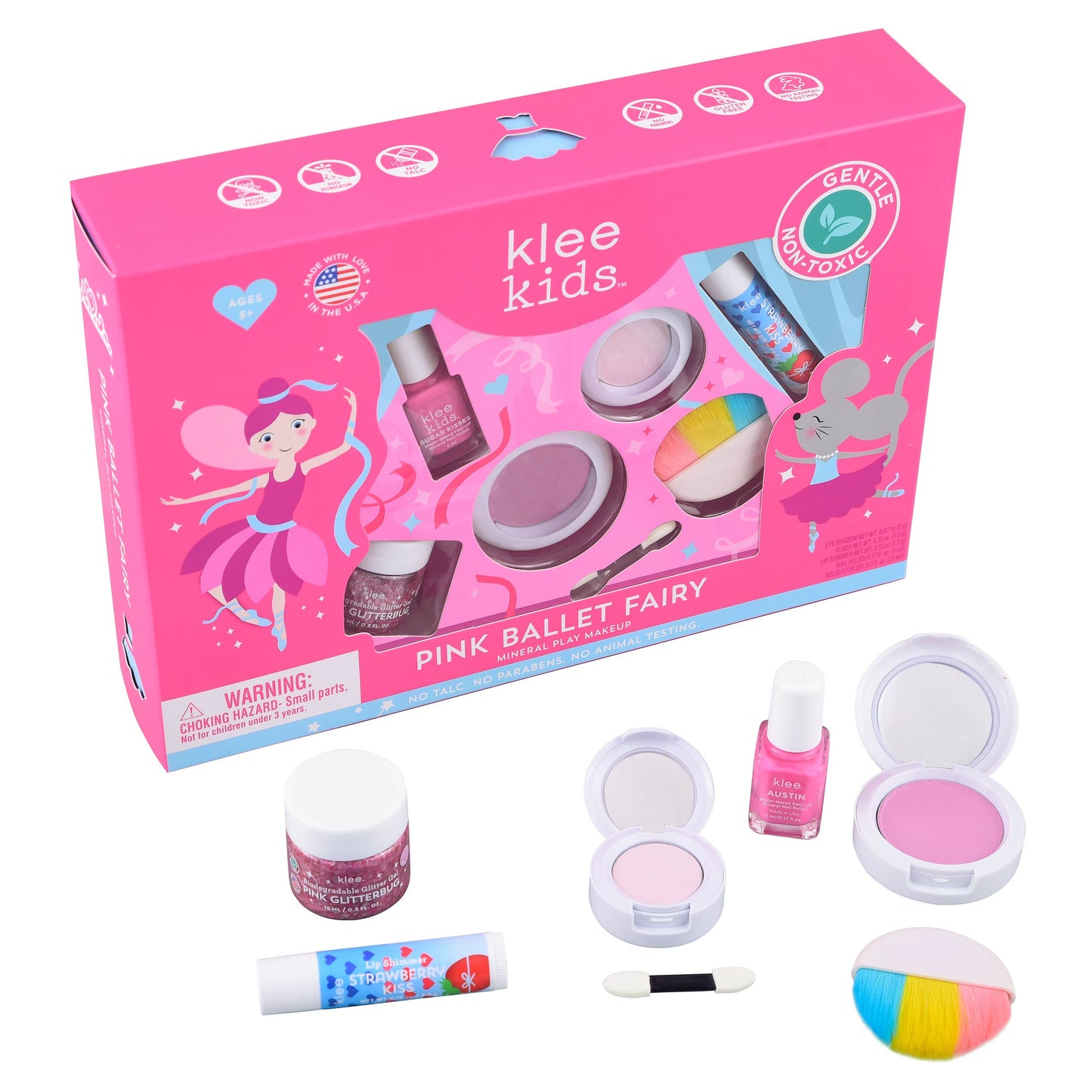 Klee Pink Ballet Fairy - Klee Kids Deluxe Play Makeup Kit