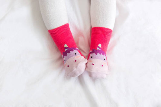 Vaenait Baby Unicorn Zoo Baby Animal Socks: Pink