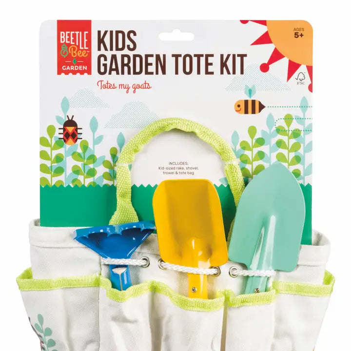 Beetle & Bee Kids Garden Tote Kit