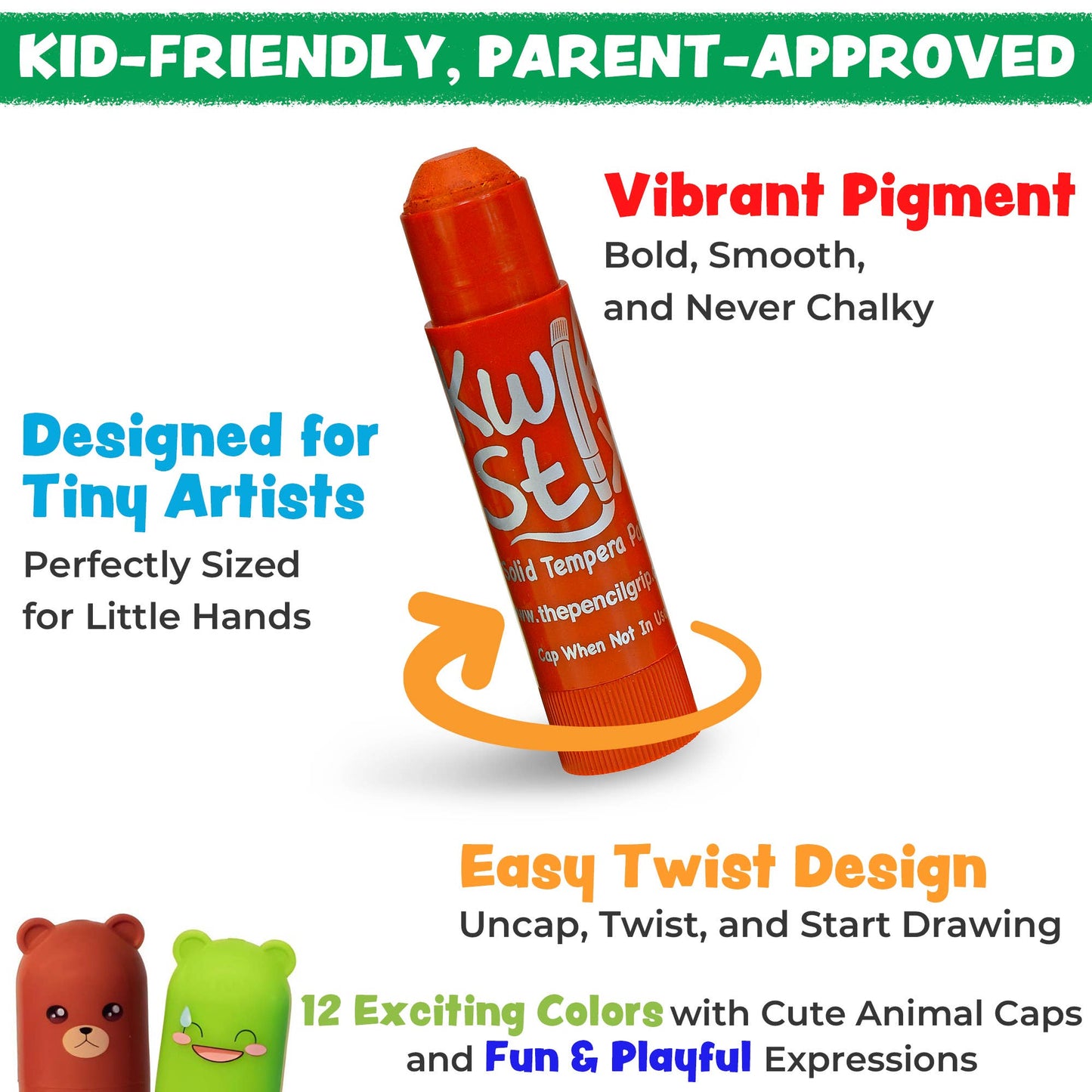 Kwik Stix Cuties - 12 Colors TPG-684