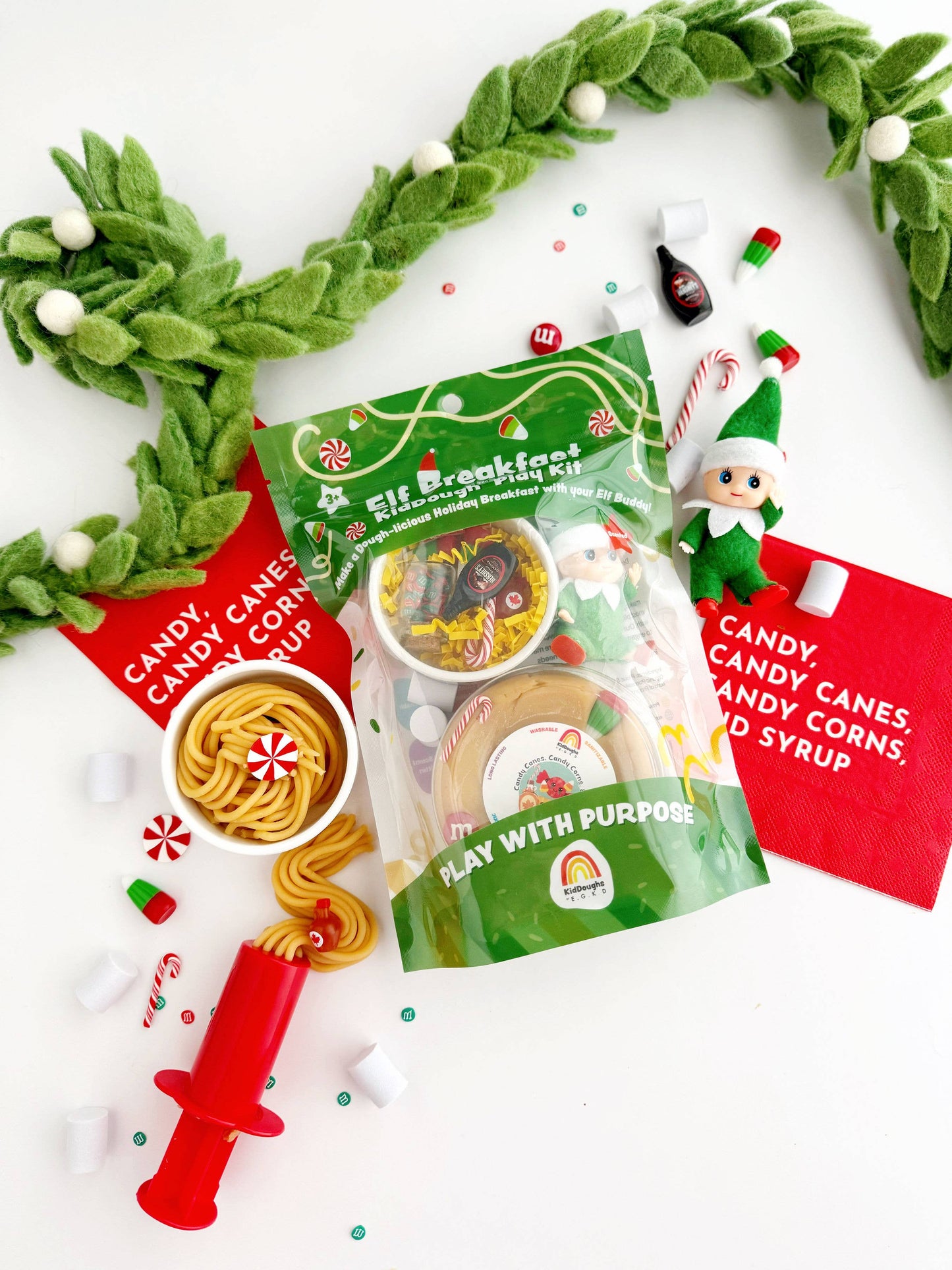 EGKD Elf Breakfast (Maple Syrup) KidDough Play Kit