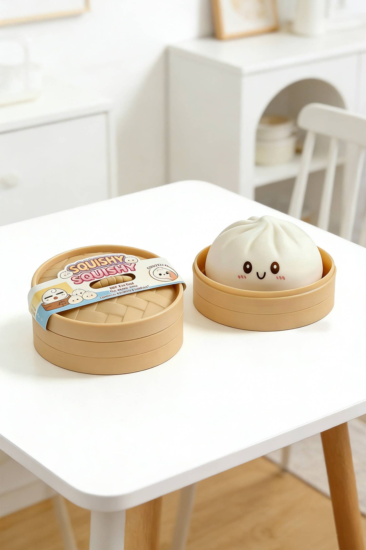 Cute Face Squishy Dumpling Squishy Toy
