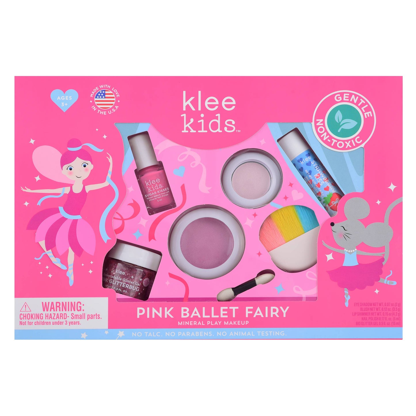 Klee Pink Ballet Fairy - Klee Kids Deluxe Play Makeup Kit