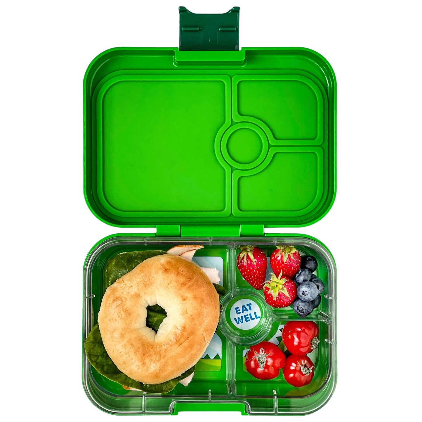 Yumbox Leakproof Sandwich Friendly Bento Box Jurassic Green (Dino)