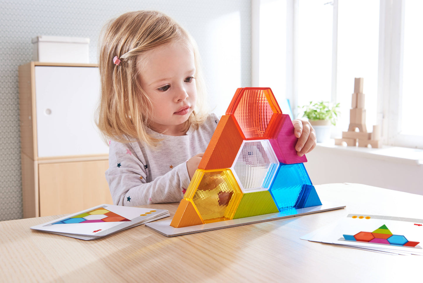 Haba Stacking Game Color Crystals