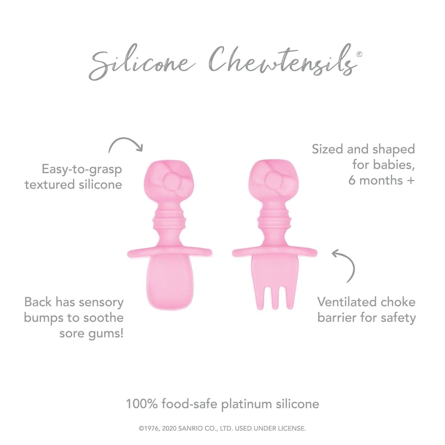 Bumkins Silicone Chewtensils®: Hello Kitty®