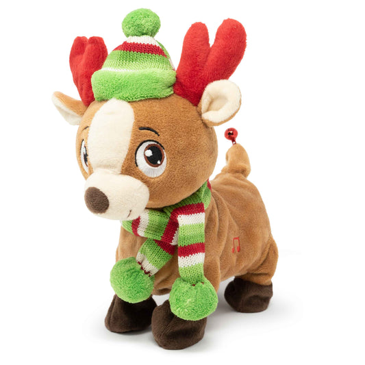 Cuddle Barn Tooty Rudy (Singing Christmas Reindeer Plush Toy Gift)