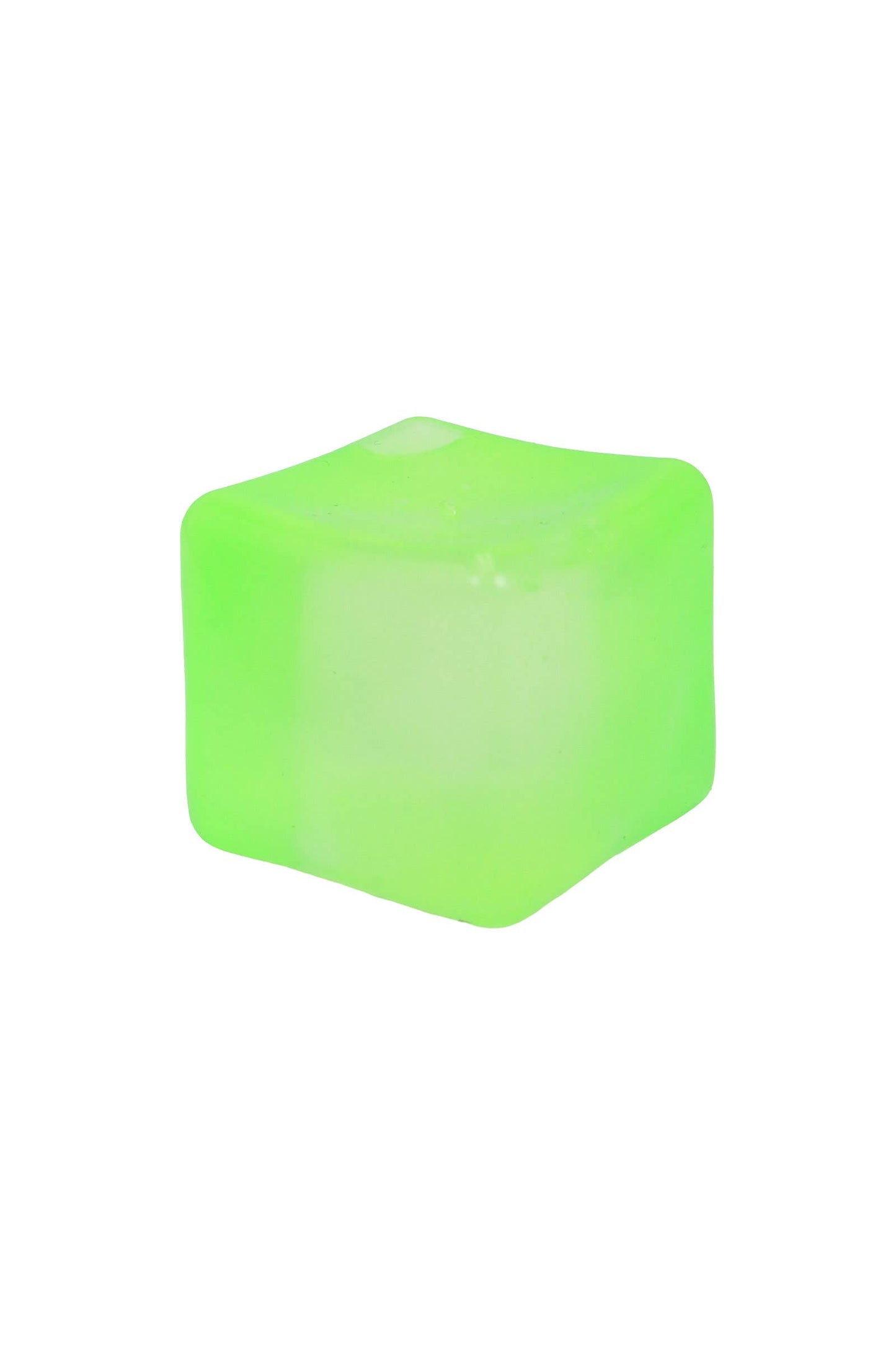 Clear Colorful Cube Maltose Putty Filled Squishy - PVC Box