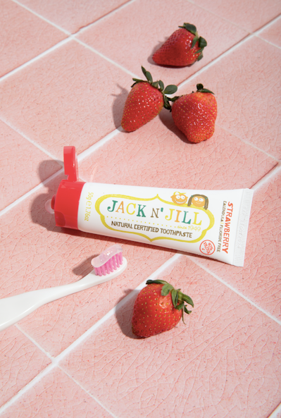 Jack N' Jill Natural Certified Toothpaste Strawberry 50g