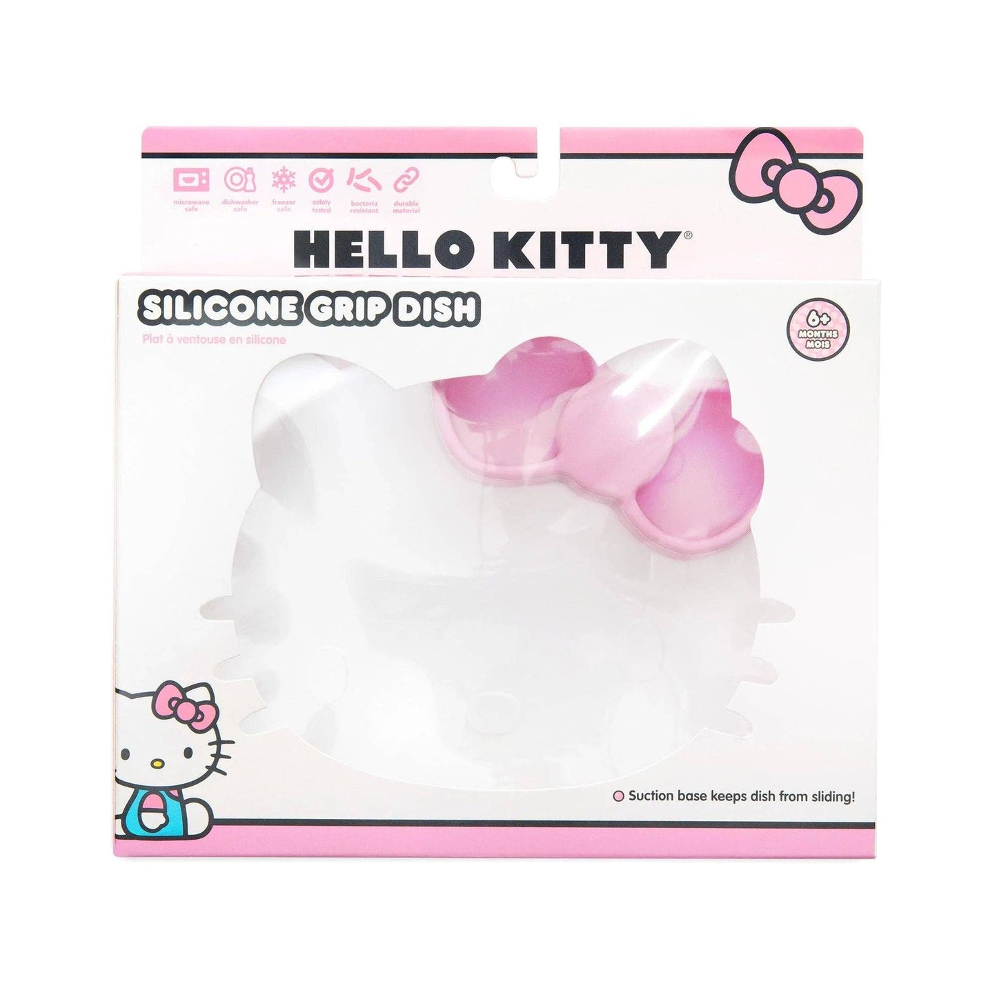 Bumkins Silicone Grip Dish: Hello Kitty®