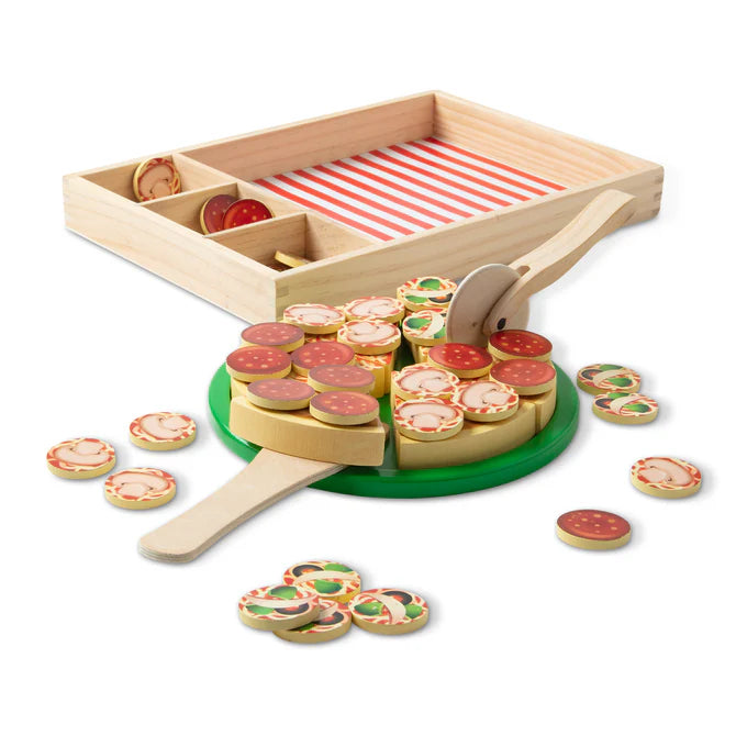 Melissa and Doug Wooden Pizza Party Play Set