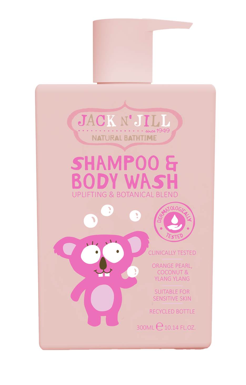 Jack N' Jill Shampoo & Body Wash - Natural 300mL