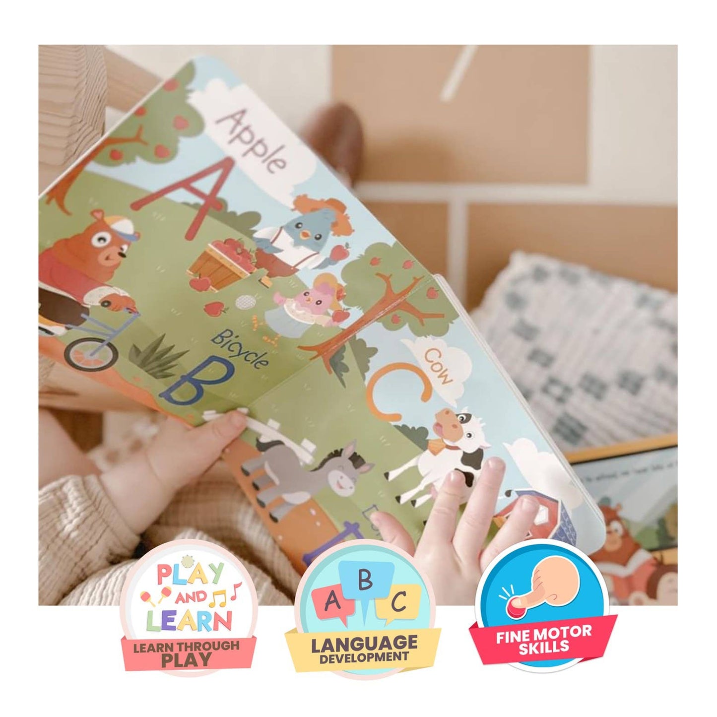 Ditty Bird Baby Sound Book Fun Alphabet | ABC Song | USB-C