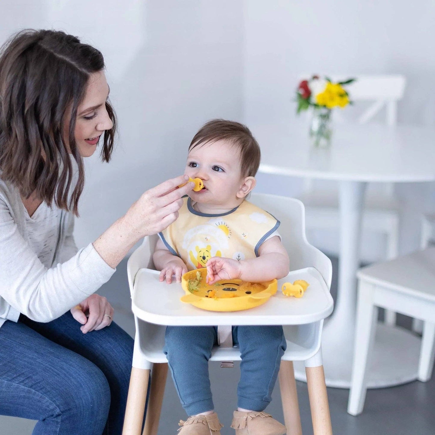 Bumkins Silicone Grip Dish: Winnie The Pooh