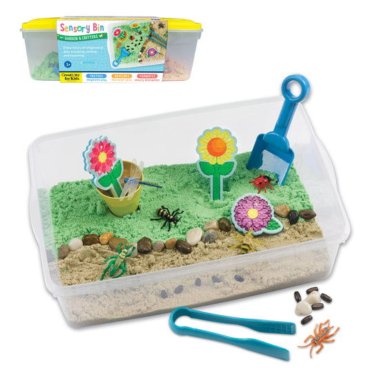 Faber Castell Sensory Bin Garden & Critters Activity Set for Kids