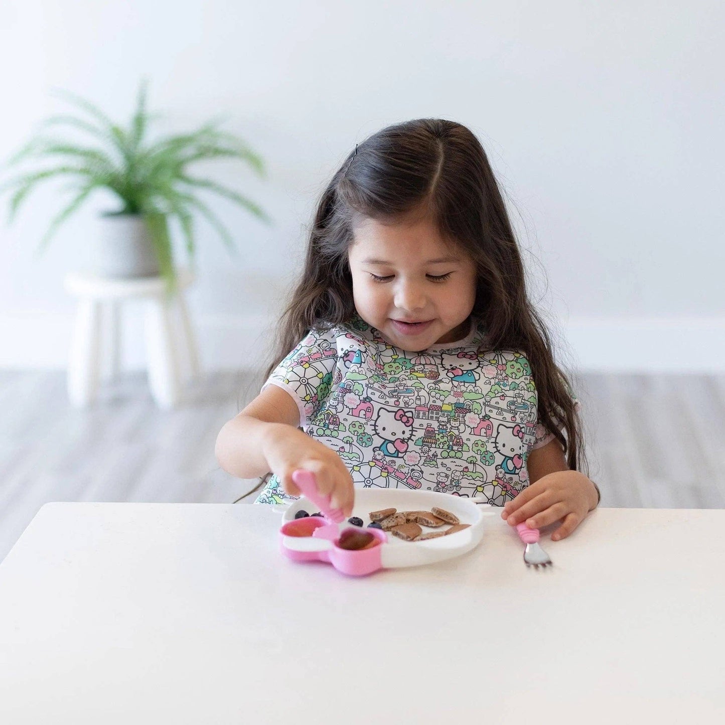 Bumkins Silicone Grip Dish: Hello Kitty®