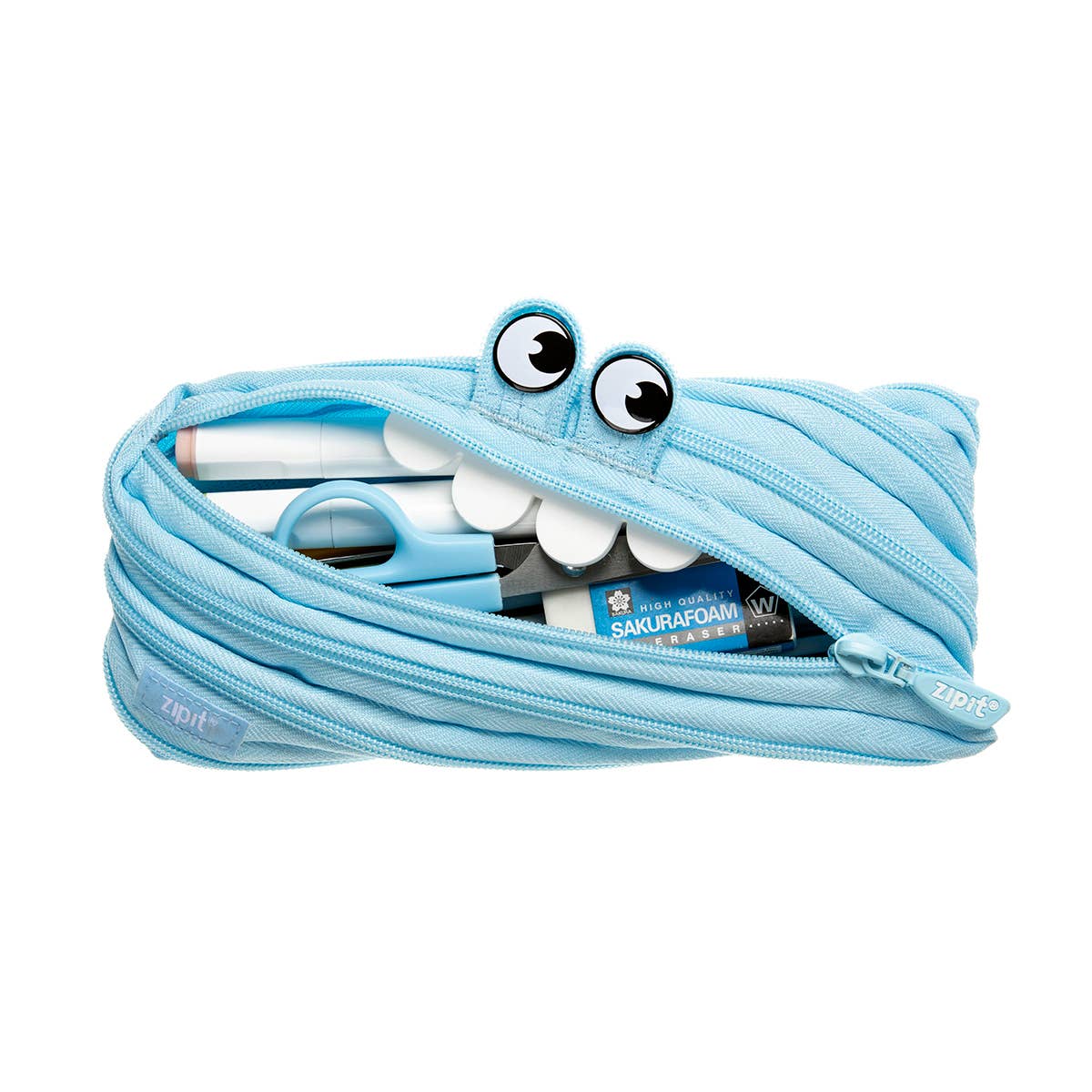 ZIPIT Gorge Monster Pencil Case, Blue
