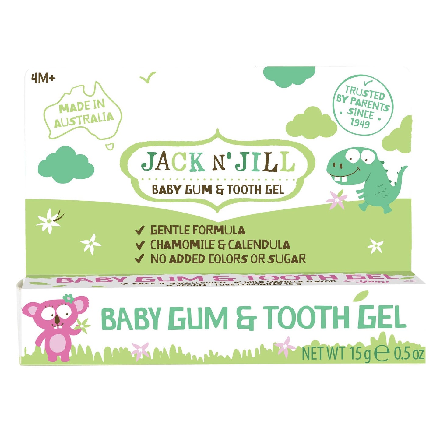 Jack N' Jill Baby Gum & Tooth Gel 15g