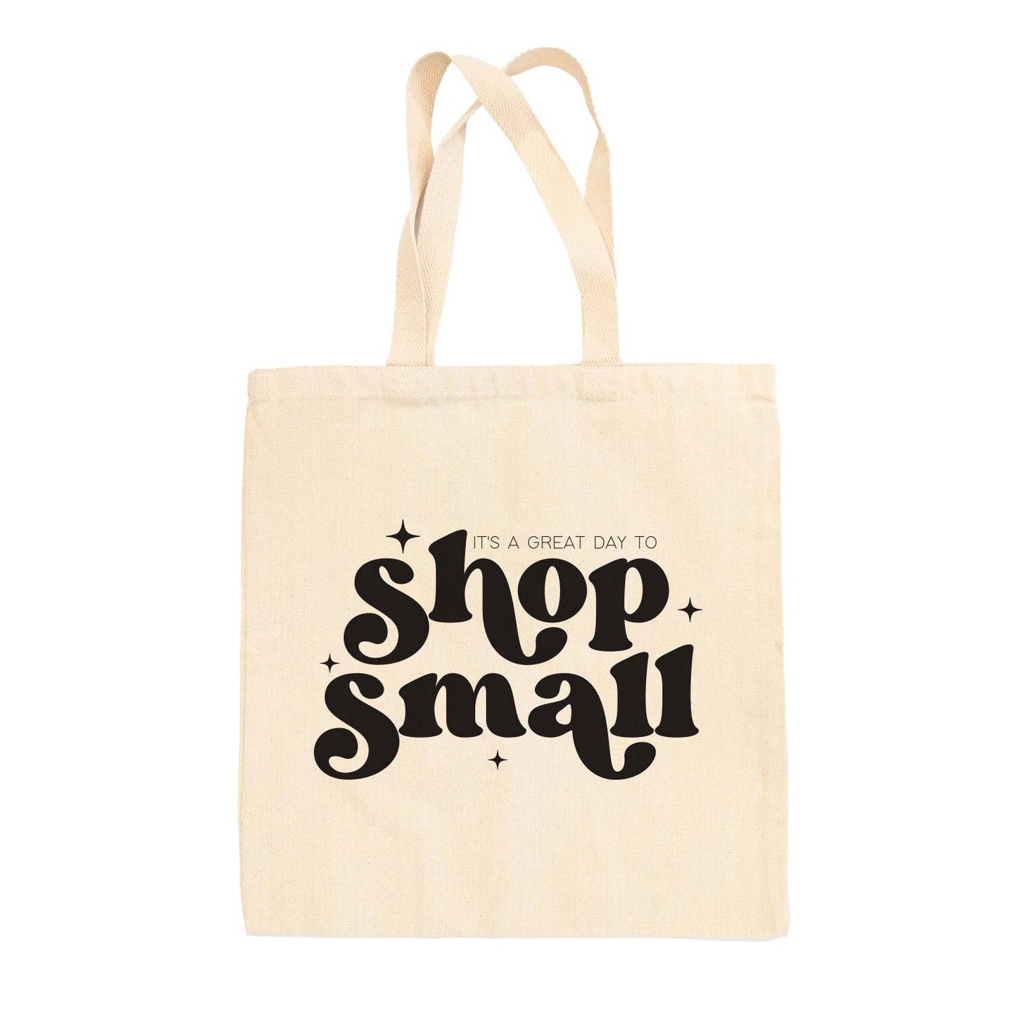 Ivy + Cloth It's A Great Sunday To Shop Small Tote Bag: One Size