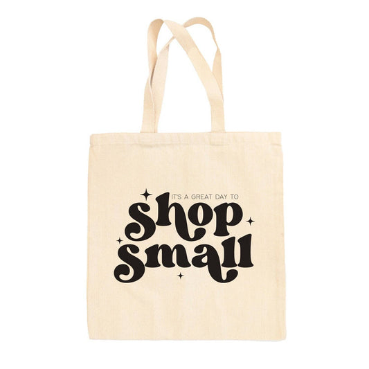 Ivy + Cloth It's A Great Sunday To Shop Small Tote Bag: One Size