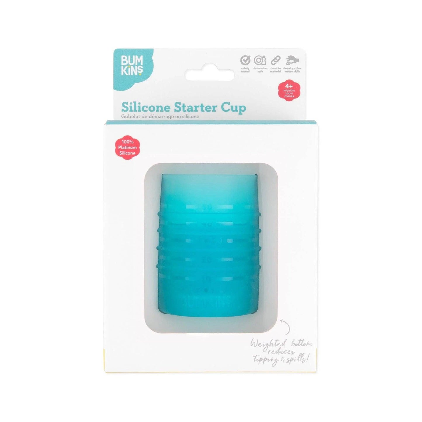 Bumkins Silicone Starter Cup: Blue