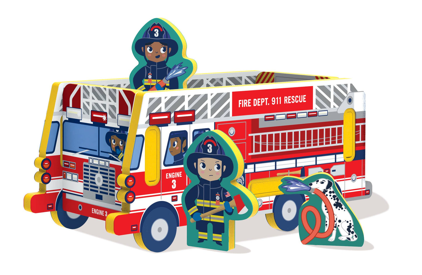 Storytime Toys Fire Truck Play Puzzle