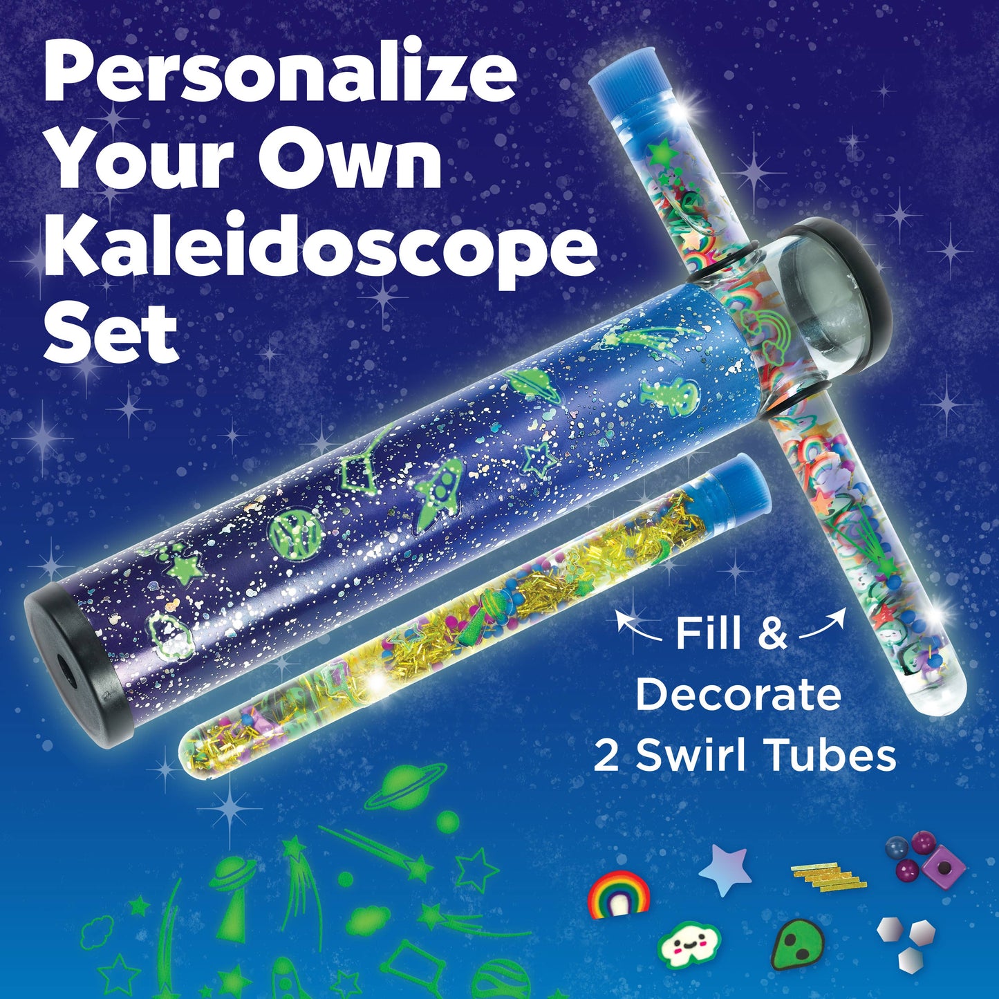 Faber CastellMake Your Own Magic Swirl Kaleidoscope Craft Kit for Kids