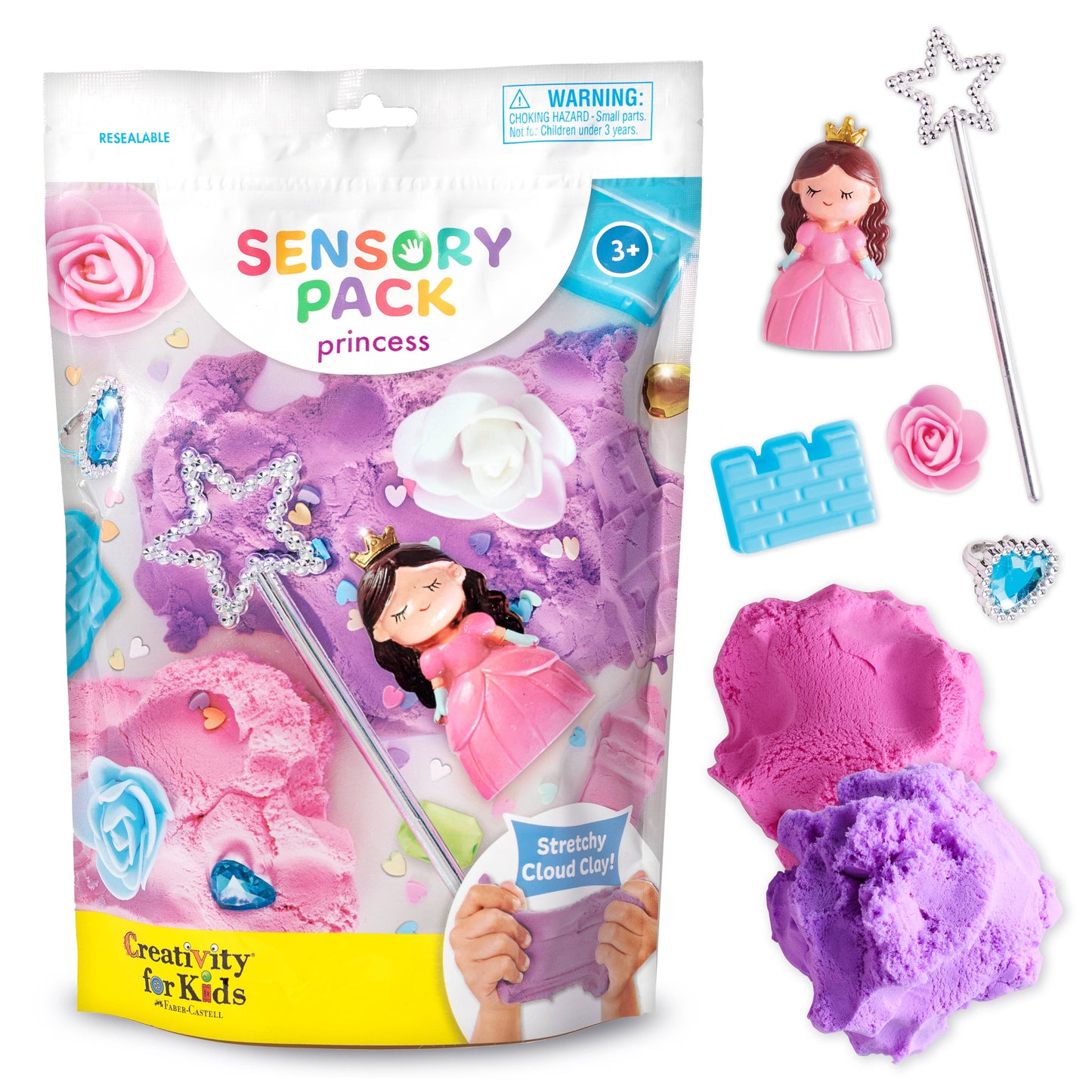 Faber Castell Sensory Pack Princess On the Go Play Set for Kids