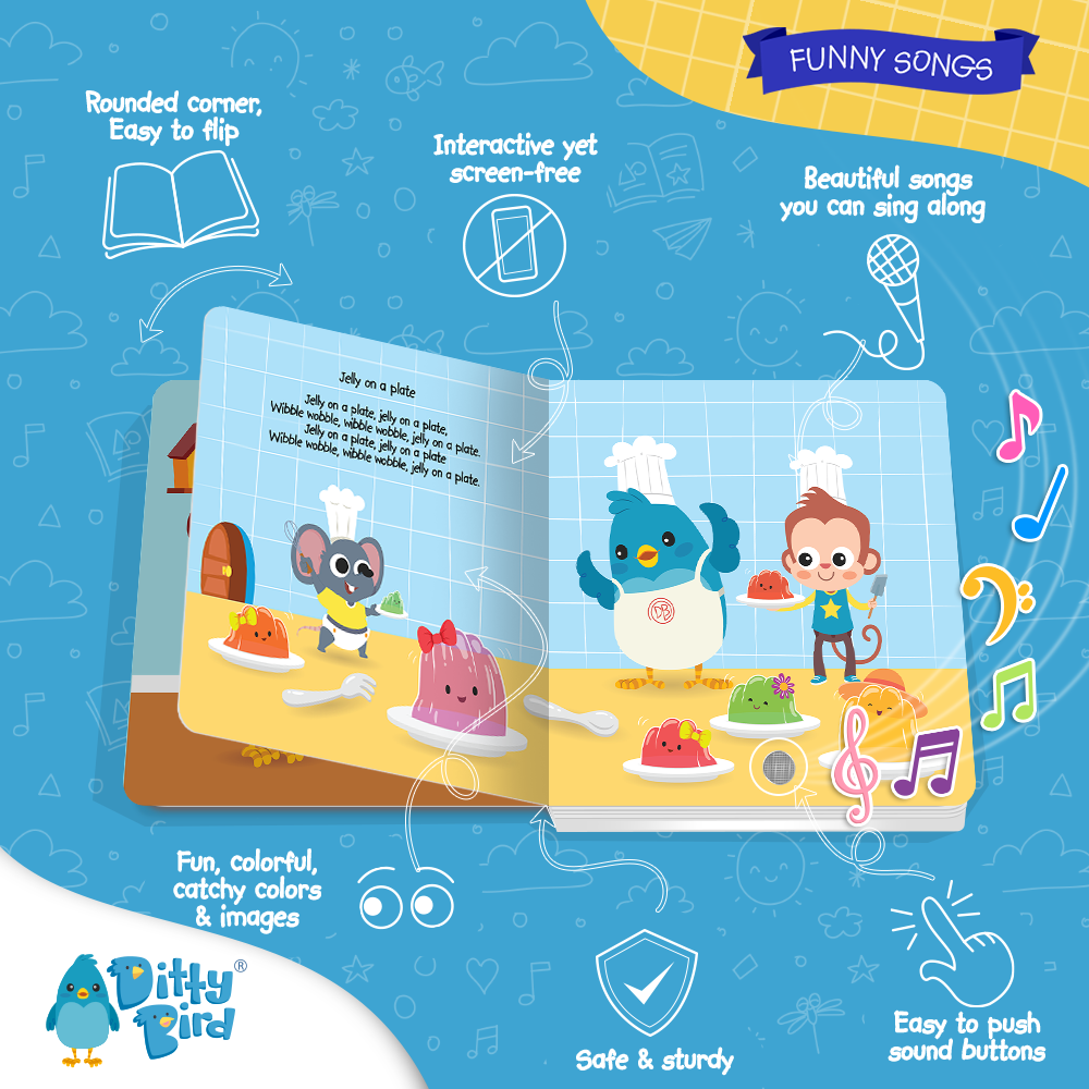 Ditty Bird Sound Book- BESTSELLER - Funny Songs