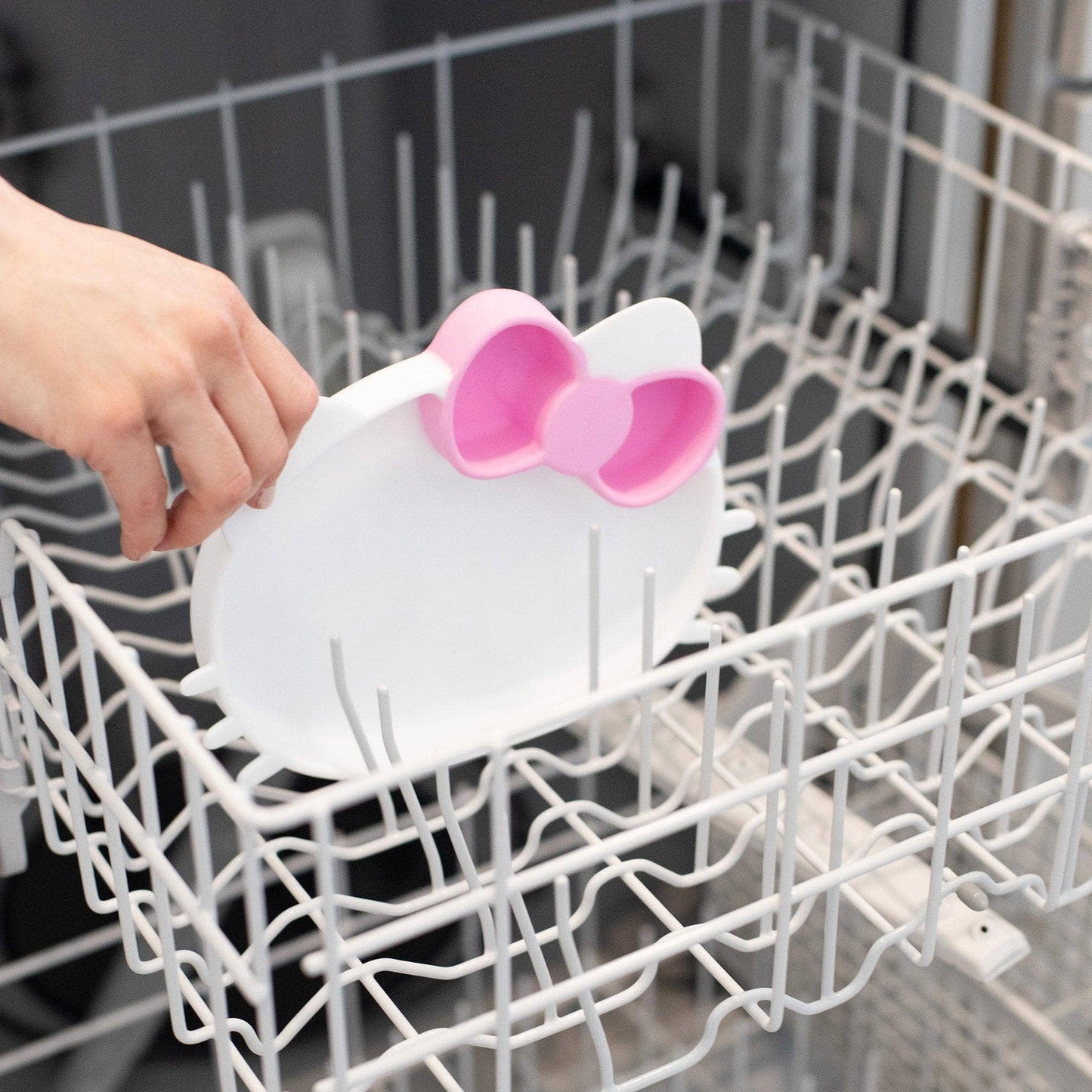 Bumkins Silicone Grip Dish: Hello Kitty®