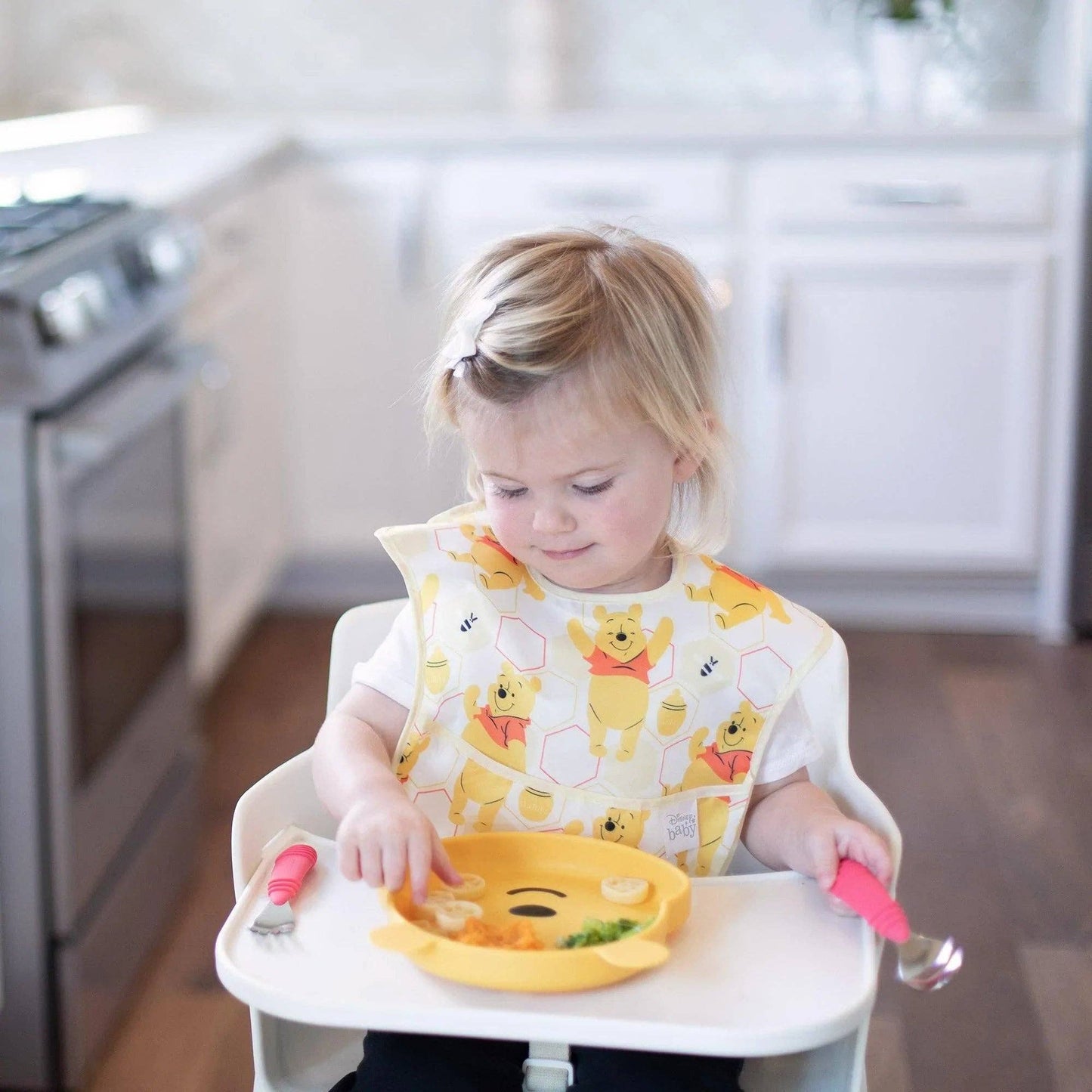 Bumkins Silicone Grip Dish: Winnie The Pooh