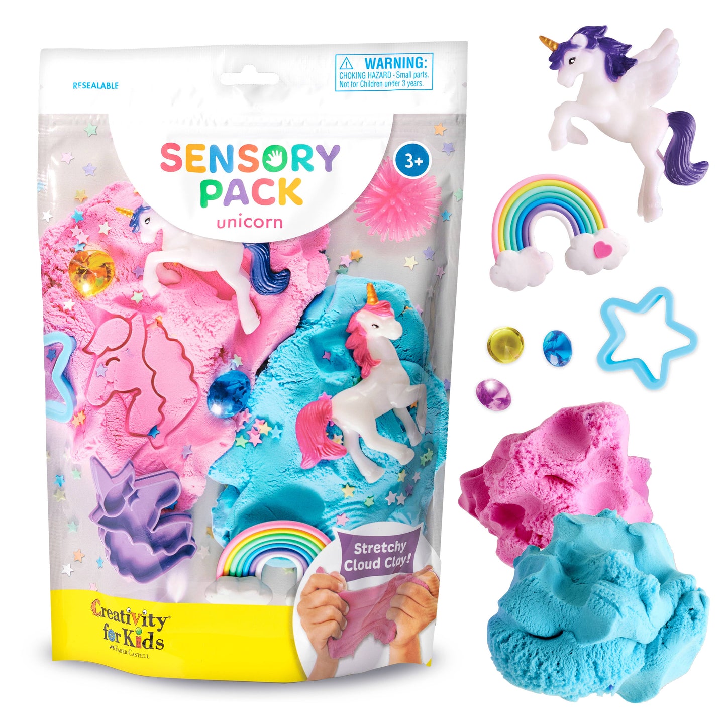 Faber Castell Sensory Pack Unicorn On the Go Play Set for Kids